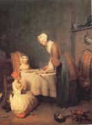 Jean Baptiste Simeon Chardin Saying Grace painting